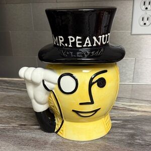 Mr. Peanut Ceramic Cookie Jar